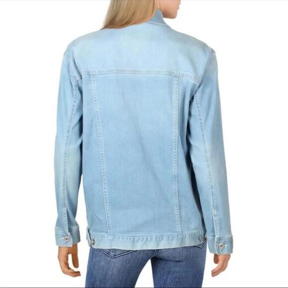 NEW Vince Camuto Trucker Short Denim Denim Jacket (VCXX013) - Picture 2 of 2